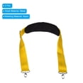 thumbnail image 3 of Unique Bargains Shoulder Strap, 2 Pcs Nylon Webbing Adjustable Replacement Strap with Detachable Anti Slip Padded Clip, Yellow, 3 of 6