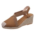 thumbnail image 2 of Mujeres Empalme Grueso Inferior Talón inclinado Cómodo Cabeza redonda Zapatos casuales de tela Wmkox8yii sa2776, 2 of 9
