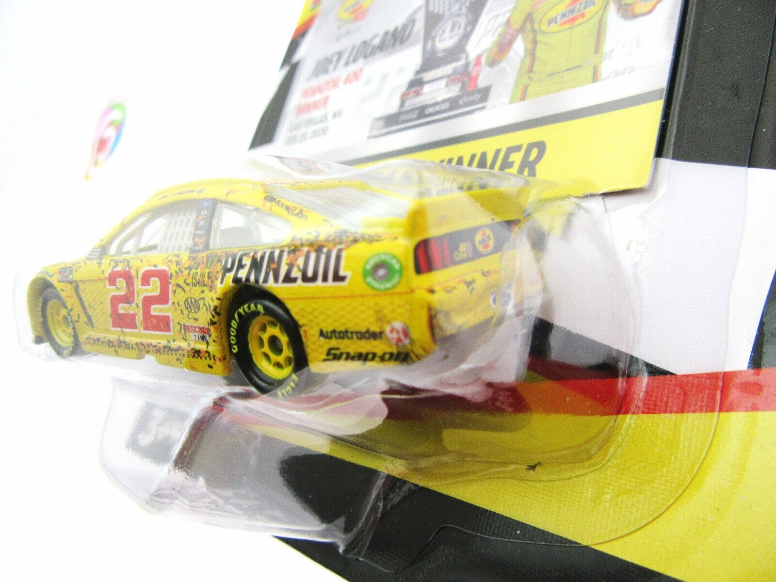 Joey Logano ~ Pennzoil Car ~ NASCAR Authentics ~ Die Cast 1:64 Scale