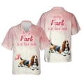 thumbnail image 3 of Every Fart is Love Note Basset Hound Guilty Face Happy Valentine's Hawaiian Shirt Breathable Summer Unisex Merch Bassets Dog Breed Lovers Gifts Idea - 01016, 3 of 6