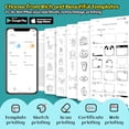 thumbnail image 3 of vretti Mini impresora de bolsillo térmica portátil Bluetooth compatible con Android e iOS, impresora de imágenes de bolsillo inalámbrica para iPhone Lista de trabajo, notas, diario, viajes con 1 rollo, 3 of 5
