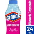 Clorox Zero Splash Bleach Crystals, Fresh Meadow, 24 oz