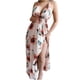 thumbnail image 1 of Vestido largo de verano HUOGUO sin mangas con estampado de flores para mujer, 1 of 5