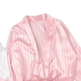 thumbnail image 4 of Glisme Silk Pajamas For Women Set Set Floral Lace Sleepwear Camisole Top Shorts And Robe 3Pcs Pjs Relaxed Pink Home Clothes, 4 of 4