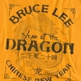 thumbnail image 3 of Bruce Lee Text Year of the Dragon Kids T Shirt (Small) for Youth Toddler Boys and Girls, Gold, 3 of 5
