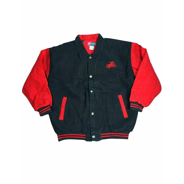 Jon Lauren - Mens Mid-Weight Jacket 33941-X-Large (BLACK-RED)