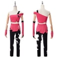 thumbnail image 2 of Disfraz de Cherri Bomb para Cosplay, traje de Anime, pantalón superior, color rosa, para Halloween, Carnaval y Navidad, 2 of 4