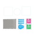 thumbnail image 1 of 6 uds película protectora de pantalla de templado/lente y Kit de doble pantalla antiburbujas/accesorios de cámara cubierta de par, 1 of 9