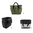 thumbnail image 3 of Riwesomey Bolsa de herramientas para jardinería, organizador de almacenamiento con bolsillos, tela Oxford, gran capacidad, césped al aire libre Herramientas eléctricas Verde oscuro Riwesomey TO011984-01, 3 of 6