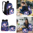 thumbnail image 5 of Bulopur Starry Cloud Axolotl Print Kids Backpack Set 4 Pcs Waterproof Kids School Bag with Lunch Box, Pencil Case and Water Bottle Cover for Axolotl Lovers Young Girls, 5 of 8