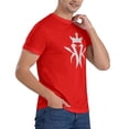 thumbnail image 5 of Moisture Wicking Men'S Basic Short Sleeve T-Shirt Red Large, 5 of 5