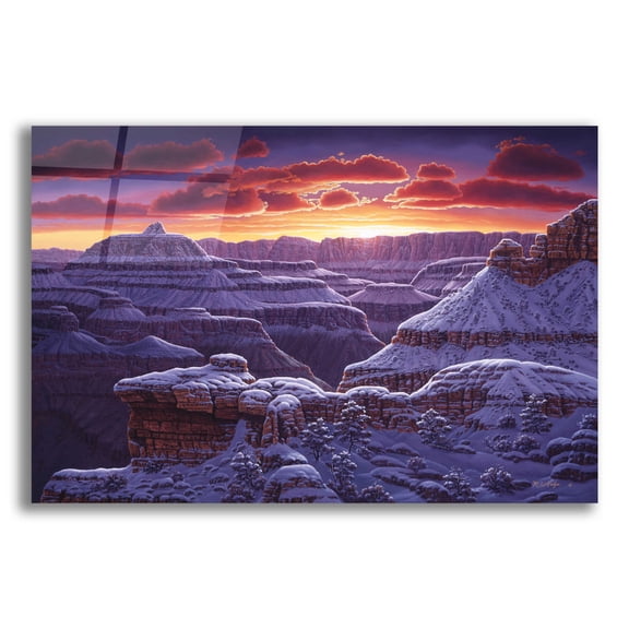 Epic Art 'Open Window' by R. Hed, Acrylic Glass Wall Art, 16"x12"