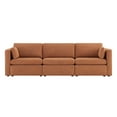 thumbnail image 3 of CHITA Oversized Modular Sectional Sofa Set Extra Large Convertible Fabric Couch with Reversible Chaise for Adults,Terracotta, 112 inch Width, 3 of 10