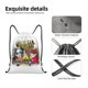 thumbnail image 5 of Mochila con cordón de Bill Cipher de Gravity Falls, mochila deportiva para gimnasio, bolsa de cuerdas con dibujos animados para correr, 5 of 5