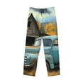thumbnail image 2 of Fotbe Vintage Truck Farm Scene Men's Pajama Pants,Sleepwear Pants,Pj Bottoms Drawstring And Pockets-X-Large, 2 of 7