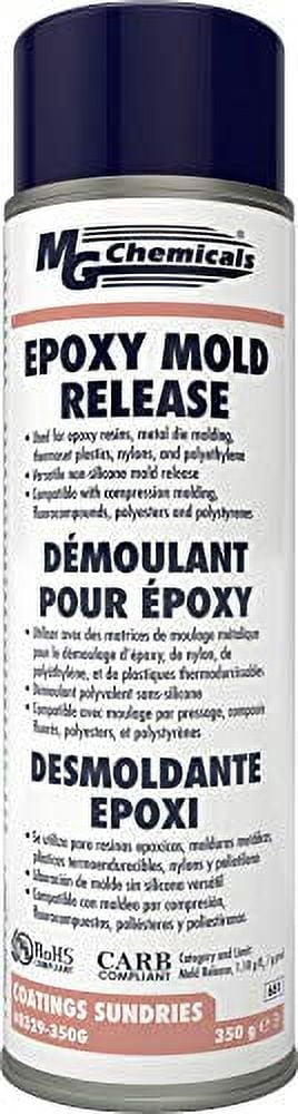 MG Chemicals Non-Silicone Epoxy Mold Release, 12.3 oz Aerosol (8329-350G)