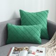 thumbnail image 1 of Cojín de gamuza a cuadros para coche, mesita de noche, sofá, almohada, funda de almohada, productos de tela para muebles, 1 of 6