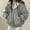 Blue, variant on TIANZEN Women's Wool Jacket With Thickened Wool Double Jacket Hooded Thick Jacket Top 3x Winter Coat Trendy Winter Coat Women Dire Jacket