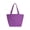 Purple, variant on Muka Blank Small Canvas Tote Bag for Kids, Cotton Lunch Bag, Handheld Grocery Shopping Bag - 11.8" W x 7.9" H x 3.9" D-Blue