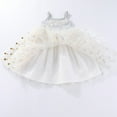 thumbnail image 6 of Baywell Toddler Girls Tulle Dress Princess Dress Infant Solid Color Sequin Dot Sleeveless Ruffle Sundress Birthday Party Sundress for 0-6 Years Kids, 6 of 8