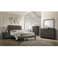 thumbnail image 1 of Jewel Gray Panel Bedroom Set Special Full 3 Piece: Bed, Dresser, Mirror, 1 of 13