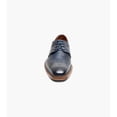 thumbnail image 6 of Stacy Adams Gambetta Modified Cap Toe Oxford Leather Shoes Navy 25780-410, 6 of 7