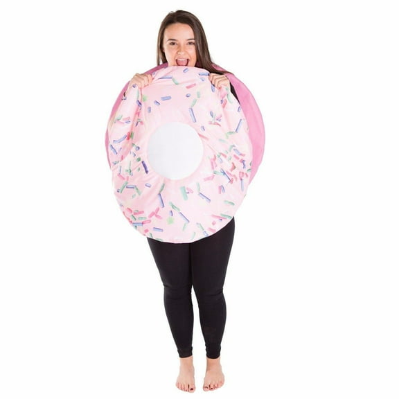Pink Donut with Sprinkles Costume for Adults (One Size)