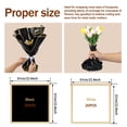 thumbnail image 4 of HLONK Waterproof Flower Wrapping Paper with Gold Edge Large Packaging Paper with Ribbon Flower Wrapping Paper for Gift or DIY, 4 of 8