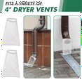 thumbnail image 5 of 4Pack Dryer Vent Lint Bags Lint Traps Lint Dust Bag for Outdoor Dryer Vents Capturing Lint and Dust White, 5 of 5