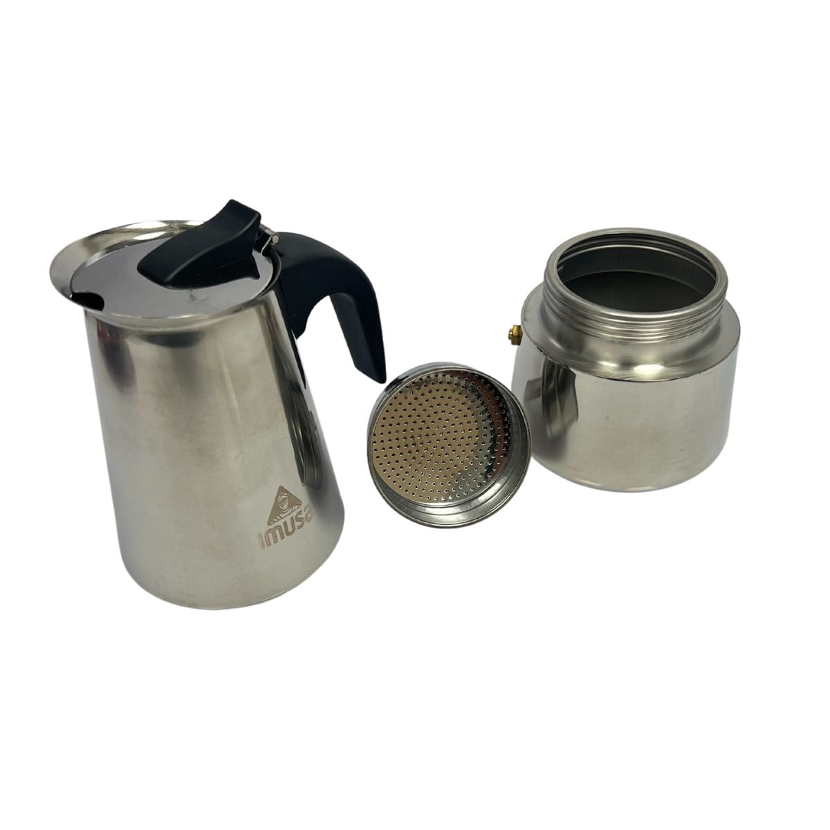 Imusa Stainless Steel Espresso Stovetop Coffeemaker 6-cup Silver