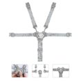 thumbnail image 3 of Infant And Toddler Dining Chair Five-point Stroller Safety Strap Fixed Children's Dining Chair Seat Belt, 3 of 4