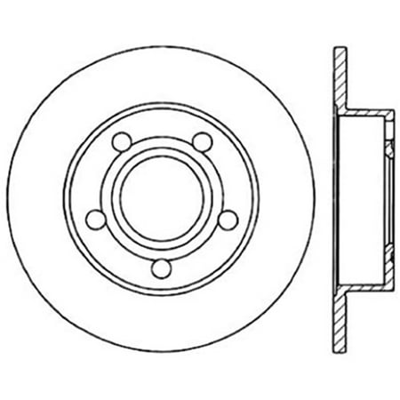 StopTech 127.33047L StopTech Sport Rotors; Drilled And Slotted; Rear Left;9.61 in. Dia.; 1.89 in. Height; Fits select: 1999-2001 VOLKSWAGEN PASSAT, 1996-2001 AUDI A4