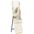 thumbnail image 1 of HOMCOM 64" x 21" Full Length Mirror, Wavy Frameless Full Body Mirror, Black, 1 of 10