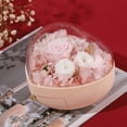 thumbnail image 3 of Vikakiooze Heart-shaped Preserved Flower Box Tumbler Valentine's Day Gift Box, 3 of 6
