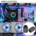 thumbnail image 5 of Unique Bargains Male to Female Extender Fitting G1/4 x 20mm for Computer Water Cooling System Black 4pcs, 5 of 5