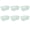 Mint, variant on Sterilite 1.5 Bushel HipHold Laundry Basket, Contoured Shape and Comfort Handles for Easy Carrying, White, 6 Count