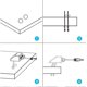 thumbnail image 5 of Pase de techo solar, Pase de techo, Pase de cable para autocaravana, Pase de cable ABS, 11*9.5*4cm TUNC Sencillez, 5 of 5