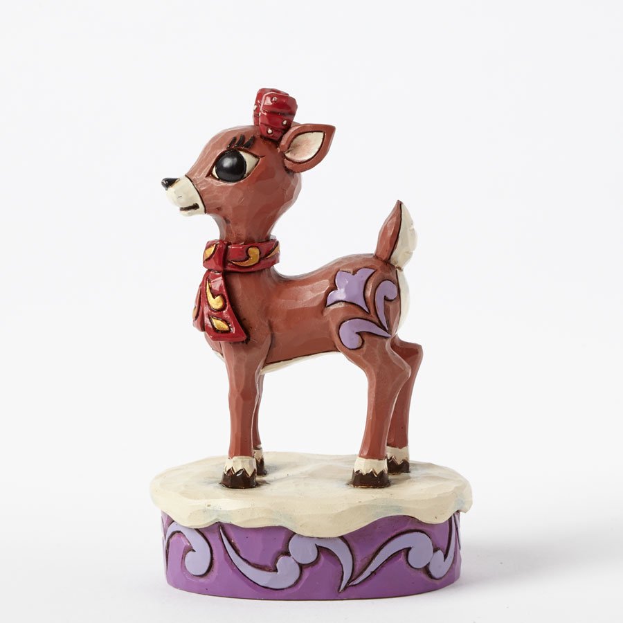 Jim Shore Rudolph Red Nosed Reindeer Clarice Personality Pose Figurine 4041647 - Walmart.com