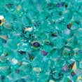 thumbnail image 3 of Luminous Round Placemat - Aqua Iridescent, 3 of 4