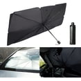 thumbnail image 1 of Sombrilla para parabrisas de coche, sombrilla plegable para coche, bloque UV para parabrisas delantero de coche, parasol de cubierta completa para parabrisas, SUV, camiones, 1 of 5