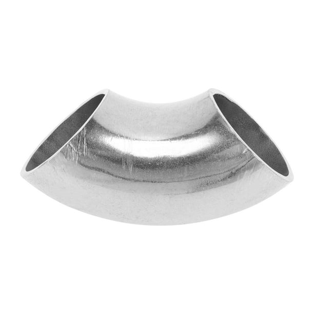 Codo de doblez mandril de 90 grados para tubo de escape modificado de automóvil, 1" de diámetro exterior, 1.5mm/16GA, acero inoxidable 201