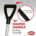 thumbnail image 4 of Mallory® Telescopic 42" Plastic Shovel, 4 of 6