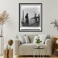 thumbnail image 4 of Historic Framed Print, [Burial at sea of Mr. Oregerton(?), Ponce, Puerto Rico], 17-7/8" x 21-7/8", 4 of 9