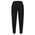 thumbnail image 6 of YUGYXL Corduroy Tapered Pant for Men Stretch Waist Sport Trouser Casual Drawstring Breathable Gym Pants Black XL, 6 of 6