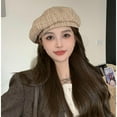 thumbnail image 3 of Classic Berets for Women French Elegant Beret Hats for Women Trendy Newsboy Hat Painter Cap Beanies Party Travel Fall, 3 of 7