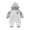 Grey, variant on XFHLMJFF Hooded Jumpsuits Baby Wool Bear Ears Long Sleeve Patchwork Zipper Coveralls Warm Winter Onesie for 6-12 Months