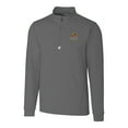 thumbnail image 2 of Men's Cutter & Buck  Gray Toledo Mud Hens Big & Tall Traverse Stretch Quarter-Zip Top, 2 of 3