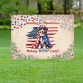 thumbnail image 2 of Republican Australian Shepherd Making Woof Count Election 2024 Yard Sign Aussie Dog Lover Gifts Outdoor Home Lawn Garden Porch Decor - 01002, 2 of 5