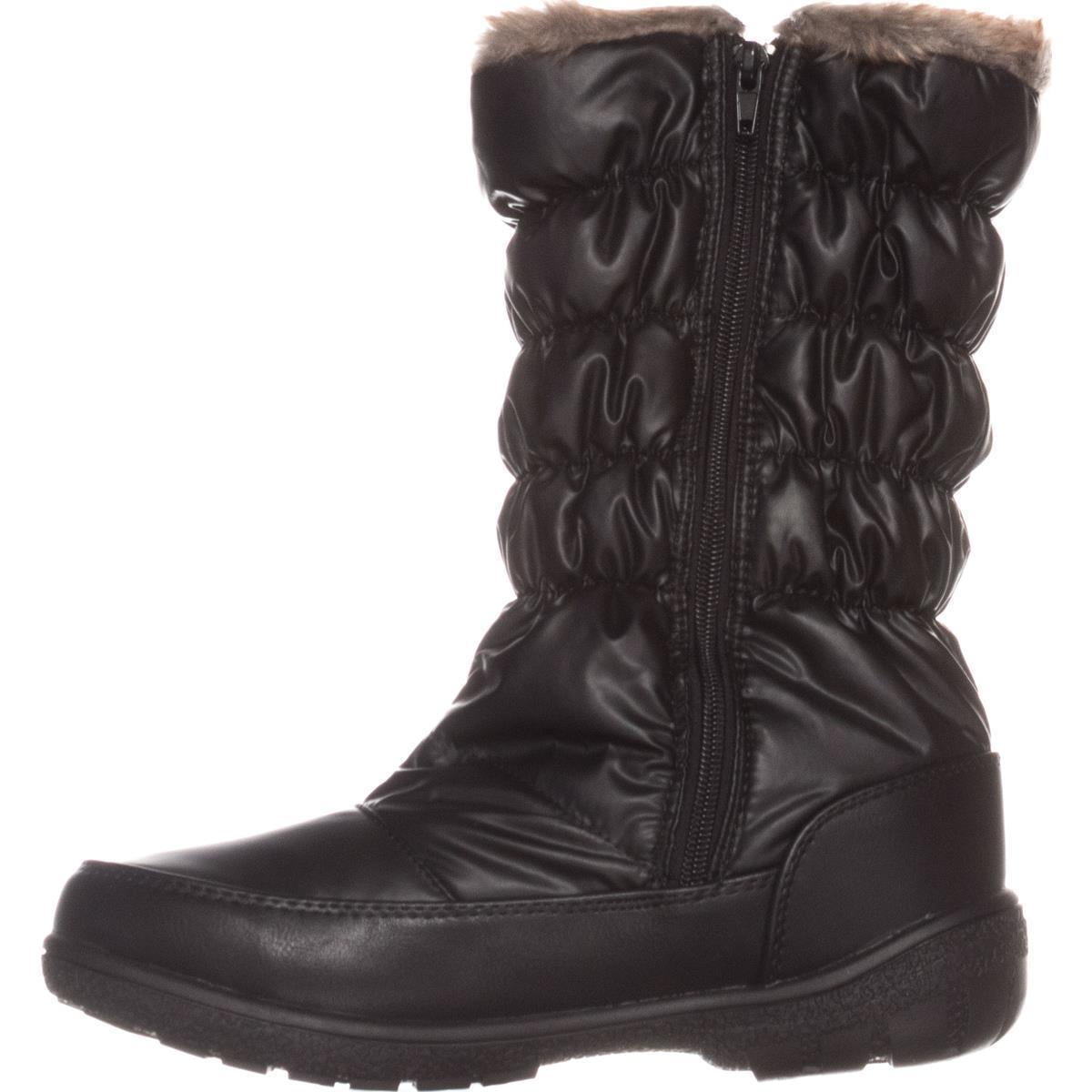 Womens Sporto Makela Waterproof Winter Boots Black Walmart