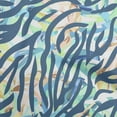 thumbnail image 1 of oneOone Velvet Blue Fabric Tropical Monstera Leaves Quilting Supplies Print Sewing Fabric By The Yard 58 Inch Wide, 1 of 4